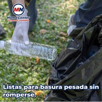 Bolsa de plástico para basura negra