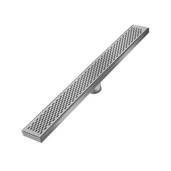 Coladera Universal PVC Alargada Rejilla Acero Inox 5cm x 30cm