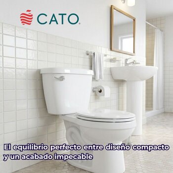 Tanque Aguazul Cato Para Inodoro Blanco 4.8 lpd