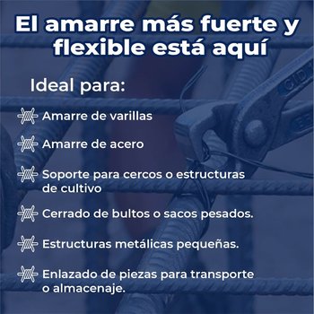 ALAMBRE AMARRE RECOCIDO CAL 16