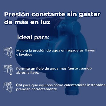 Bomba Presurizadora Rotoplas 1/3 Hp 110v Para Mejorar Presión