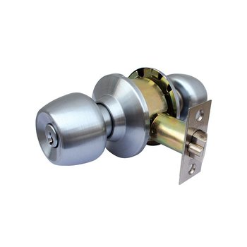 Cerradura Para Puerta de Baño Phillips Brandy Wine Cromo Mate