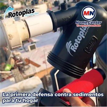 Filtro de Discos Lavable Rotoplas para Sistema Filtración Agua