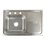 Fregadero M102 marca Eb Técnica 80 x 52 cm Acero Inoxidable