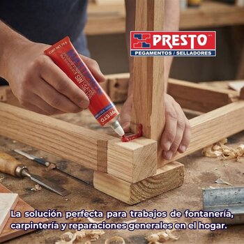Adhesivo Multiusos Construcción Presto Mastipren 70 gr