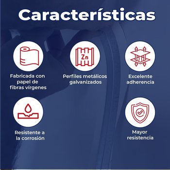 Cinta Esquinera Flexible Metal Papel 30.48 ml