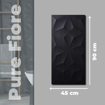 Muro Pure Fiore Black Daltile 45 x 90 cm Rectificado
