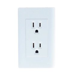 Contacto Duplex Lucek Blanco