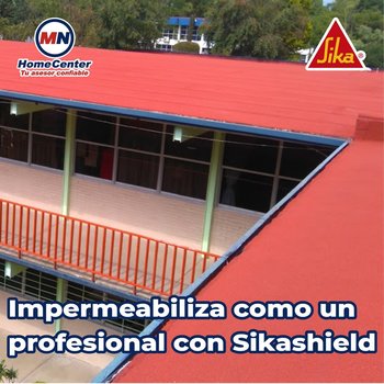 Imper prefabricado APP Sikashield 3.5mm F PL gravilla roja