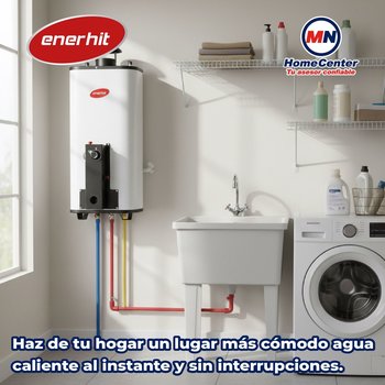 Calentador de Paso Iusa Enerhit Gas LP 12 L