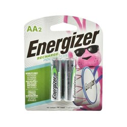 Pila recargable AA energizer 2 pzs