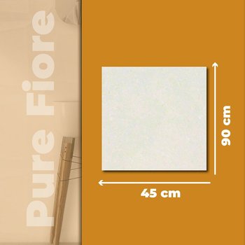 Muro Pure Fiore White Daltile 45 x 90 cm