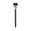 Luminario solar led jardin estaca recargable 5000K walk negro