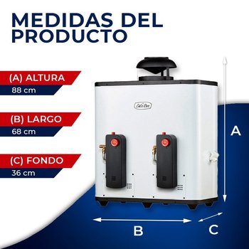 Calentador de Paso Rápida Recuperación Calorex Gas Lp 15 l