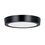 Luminario led sobreponer techo 6 pulgadas 12 watts drum negro