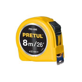 Cinta de Medir Pretul Flexómetro 8M 25 MM