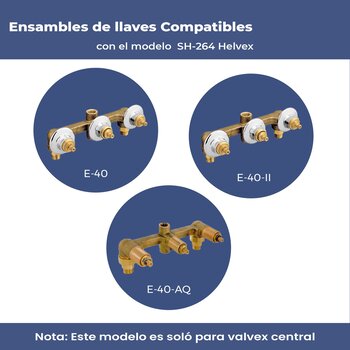 Valvex Central Cuerpo Triple Helvex