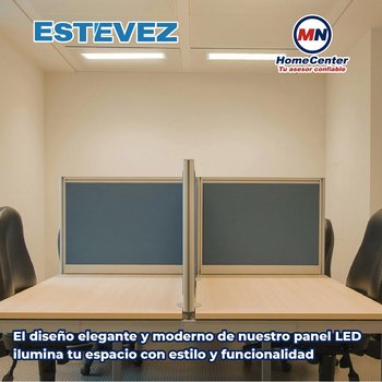 Luminario panel led 60X60 CM 40 W luz blanco frio