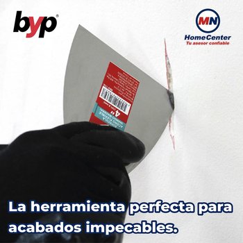 Espátula Byp Mango Madera Flexible 4 pulg