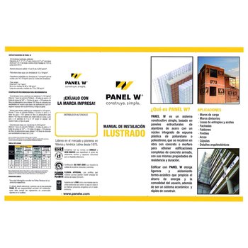 Panel W Estructural Poliuretano 4 pulg