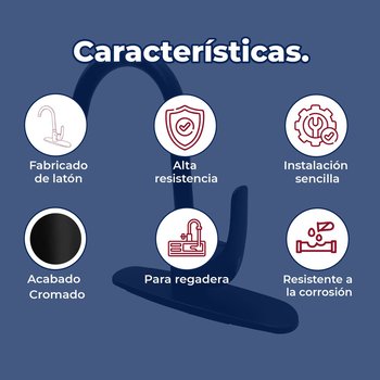 Llave Monomando al Piso Para Fregadero Rugo Acabado Negro