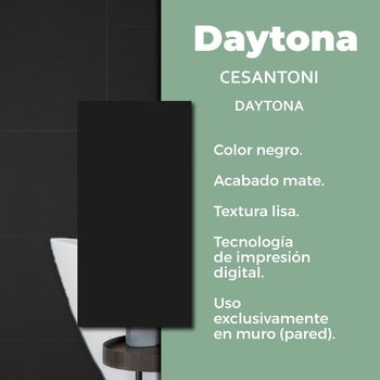 Muro Daytona Liso Cesantoni 30 x 60 cm Rectificado