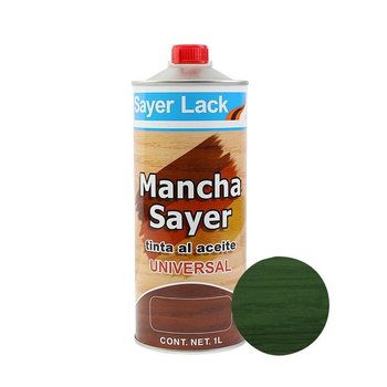Tinta Aceite Mancha Sayer Lack Verde Ficus 1 Lt