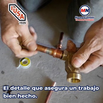 Conector de Cobre Rosca Exterior ½ pulgada Iusa