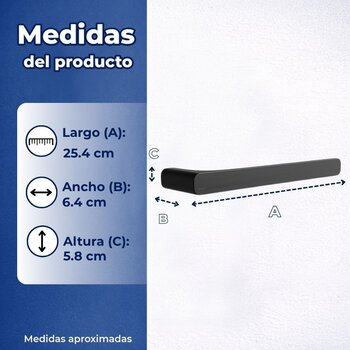 Toallero Sencillo Proyecta Ébano Linea Quadratta QA-09-EB
