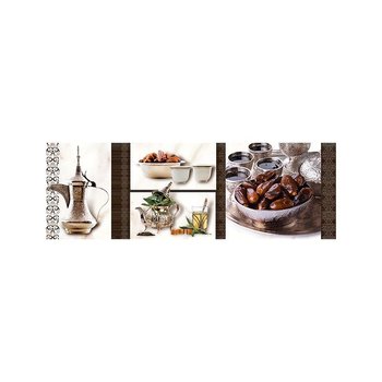 Decorado para muro en 15x45cm Datiles marca Tiles 2000