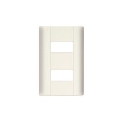 Placa 2 Salidas Modus marca Bticino Marfil