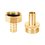 Conector Macho Hembra Truper ½ pulg CFM-1/2B