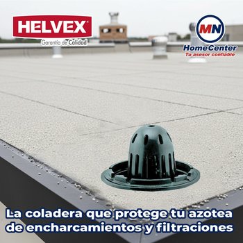 Coladera de Cúpula para Azotea Helvex 444