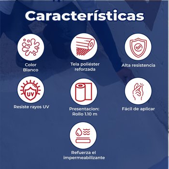 Tela Refuerzo Sencilla Impac 1.10 x 10 m