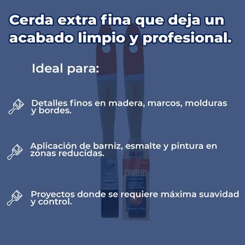 Brocha Byp Camelus pelo extra fino ½” pulgada