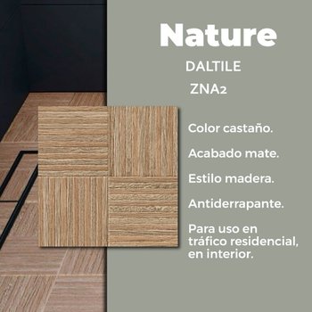 Piso Nature Castaño Daltile 37x37 cm
