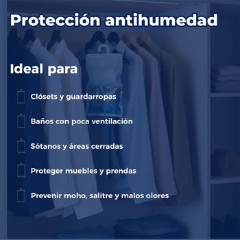 Bolsa Colgante Absorbente de Humedad 3 x 15.9 OZ Sin Aroma