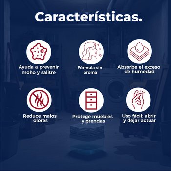 Absorbente de Humedad sin Aroma 15.9 oz Humydry