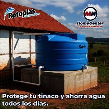Cisterna Rotoplas Equipada 5000 Litros para Almacenar Agua