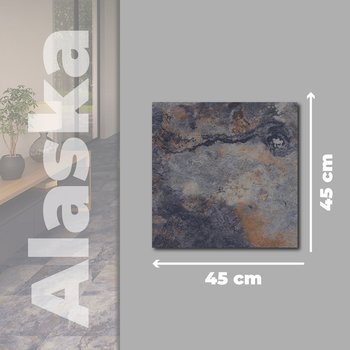 Piso Alaska Blackburn Tipo Piedra Vitromex 45x45 cm