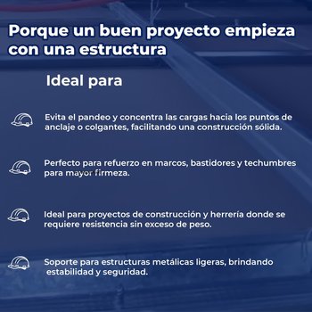 Canaleta Listón Calibre 26 6.35X3.05 M