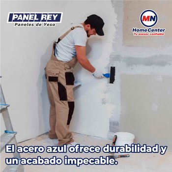 Espátula Acero Azul 12 pulg Mango Plástico Panel Rey