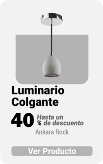 Luminario Colgante ANKARA ROCK