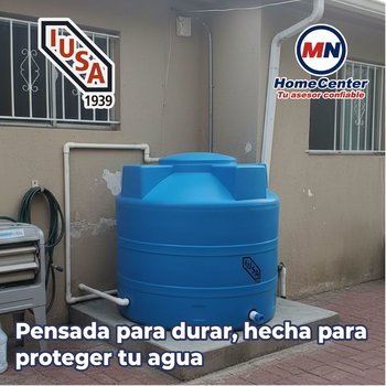 Cisterna Sin Equipo 5000 L Iusa 2.20 X 1.56 Azul