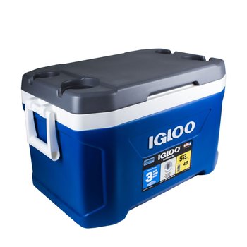 Hielera Latitude 52 Igloo 52 QT 85 latas gris y azul