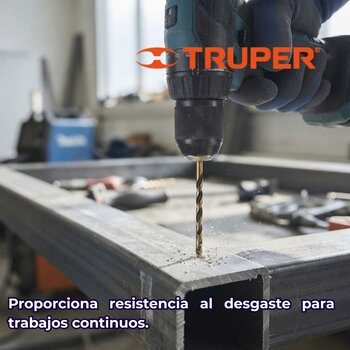 Broca Metal Truper 11/32 x 5 pulg