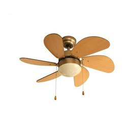 Ventilador de Cielo Luzerna Níquel Satinado Veker