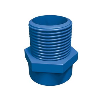 Conector CPVC Azul Rosca Exterior 13 mm Flowguard Gold