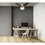 Ventilador Donegan 52 pulg Niquel Cepillado Hunter