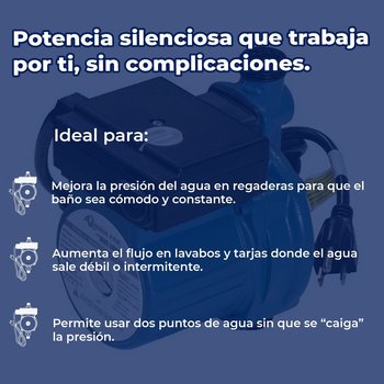 Bomba Presurizadora Mini Smart Aut/Man 1 x 120V 120W Villarreal